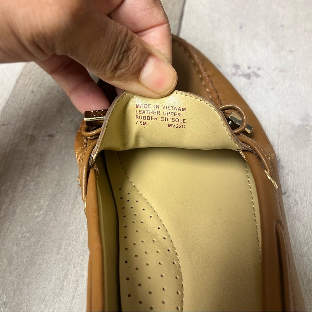NWOT Michael Kors Leather Juliette Moccasin Loafers Size 7.5 - Picture 7 of 14